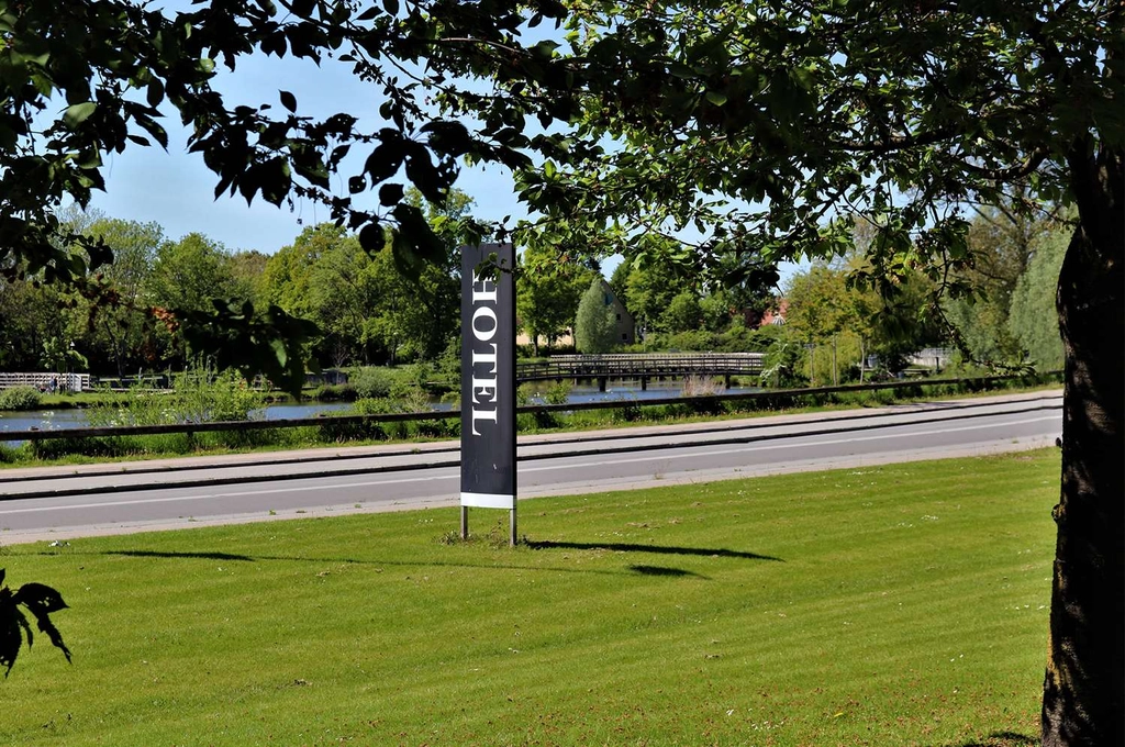 Outside Taastrup Park Hotel