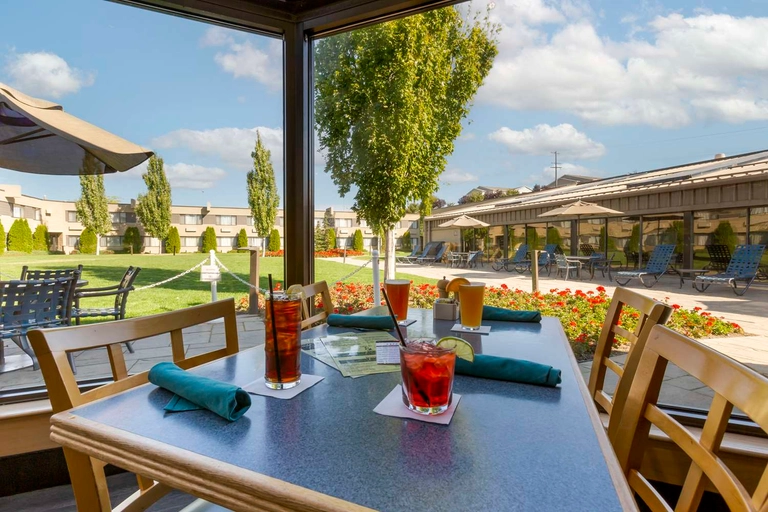 Enjoy amazing food with an amazing view!