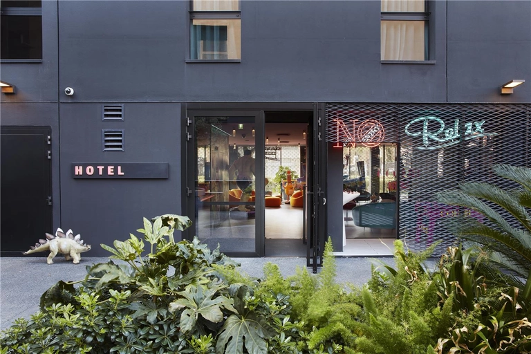 Courtyard and entrance