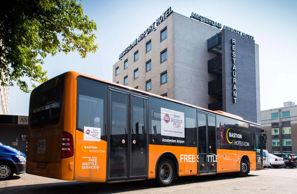 Best Western Amsterdam Airport Vooraanzicht en gratis shuttle