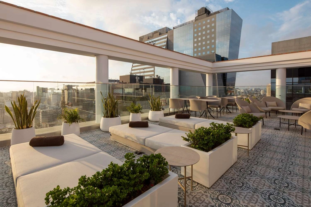 Rooftop Terrace at Casa Andina Premium San Isidro Lima