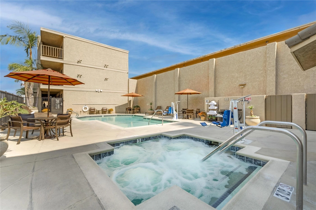 Outdoor Pool and Hot Tub
