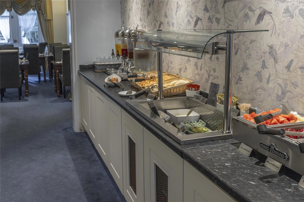 Fresh breakfast choices at Swiss Cottage Hotel
