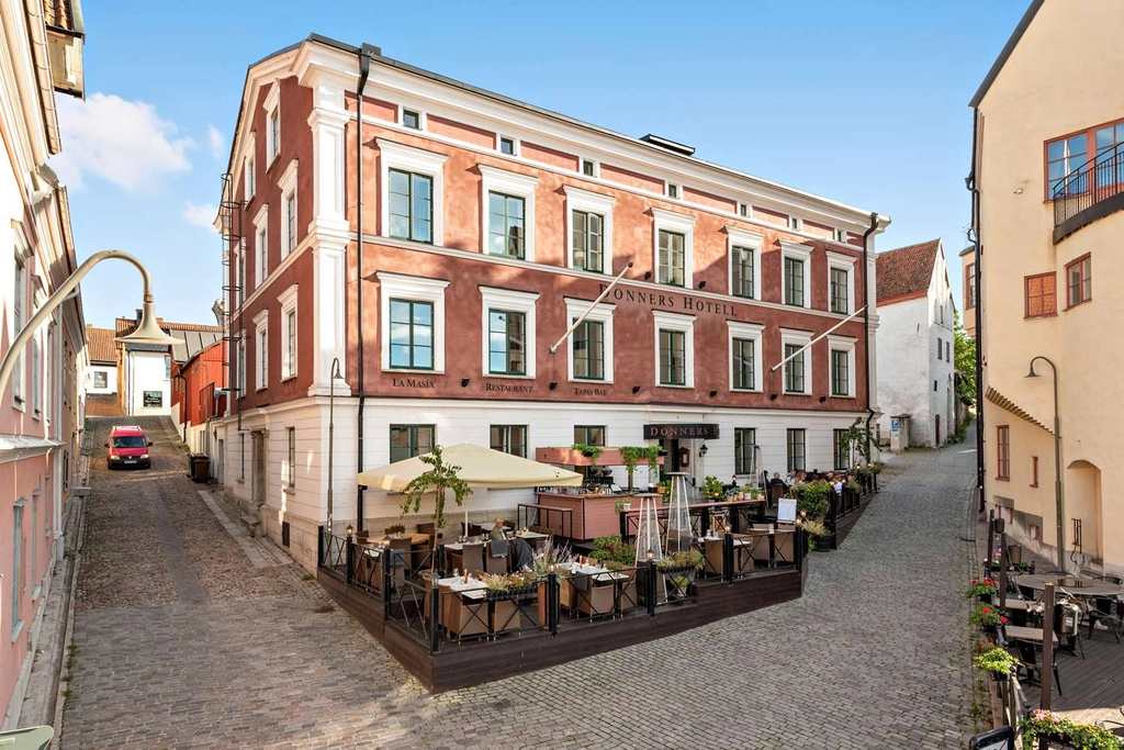 Exterior Donners Hotell BW