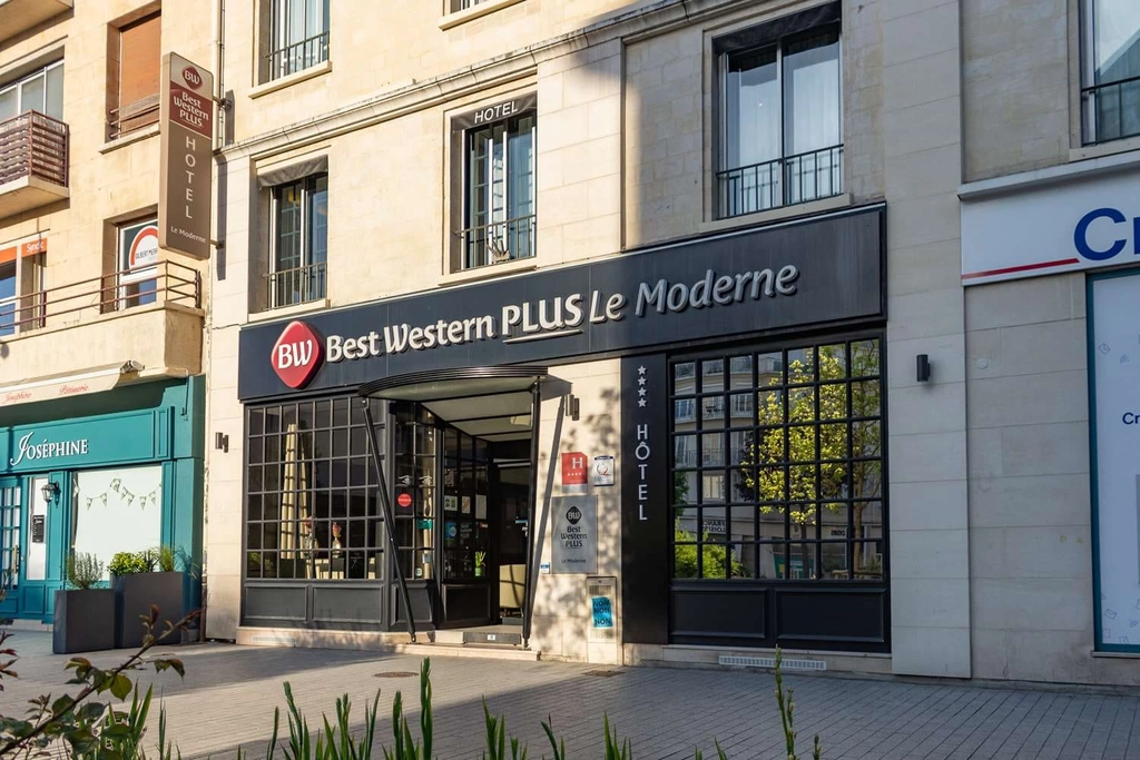 Best Western Plus Le Moderne Caen Centre EXT RIEUR FA ADE