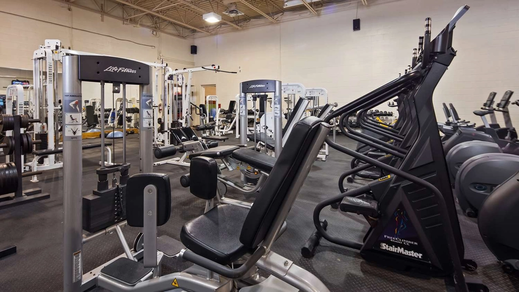 30,000 sq. ft. Athletic Club with extensive equipment (No Fee)