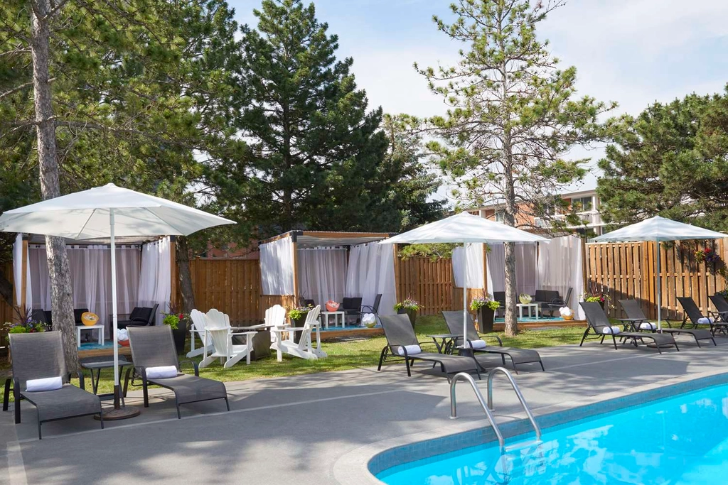Outdoor Pool Cabanas