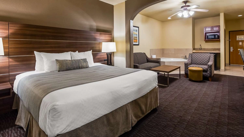 Take some time off to relax and stay in one of our jacuzzi suites!