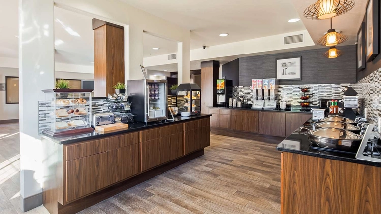 Our full hot breakfast is yours complimentary, Texas style! Offers a variety of great items daily.