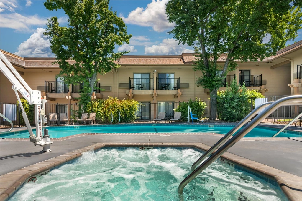 Outdoor Pool and Hot Tub